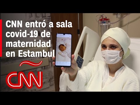 El drama de las madres contagiadas de coronavirus en una sala de maternidad de Estambul, Turquía