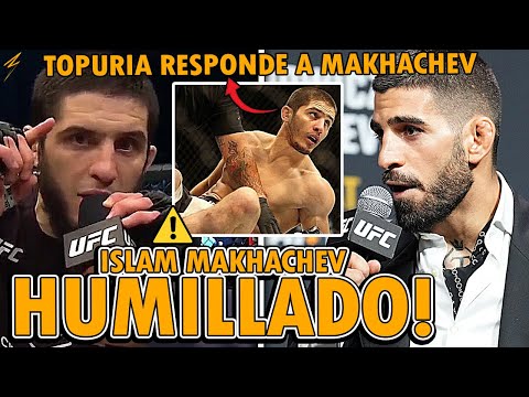 ¡POLÉMICA! ILIA TOPURIA se BURLA de ISLAM MAKHACHEV tras ATAQUE | TOPURIA RESPONDE a MAKHACHEV