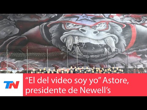 ROSARIO I NEWELL'S: el presidente estuvo en el estadio cuando sacaron la bandera de Los Monos
