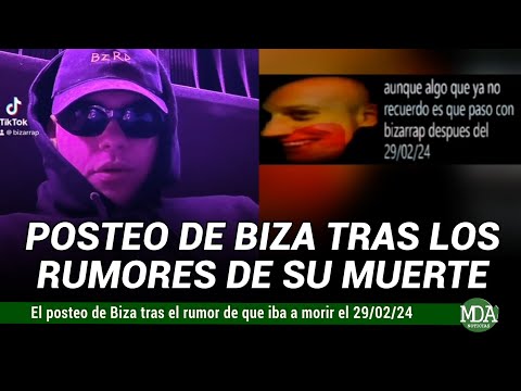 El POSTEO de BIZARRAP tras los RUMORES de que IBA a MORIR el 29/02/24