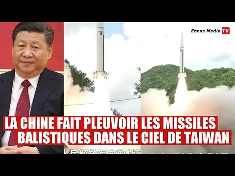 Chine/Taïwan : Des missiles balistiques survolent la capitale taïwanaise