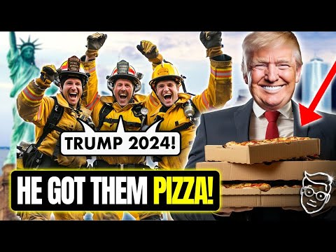 Trump SHOCKS New York Firestation With Surprise PIZZA Delivery, Firefighters YELL ‘Please Save Us’