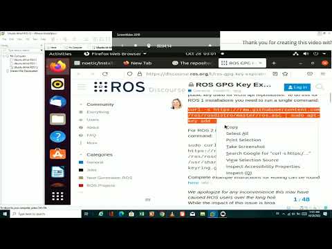 how to fix the curl key problem of ROS 1 Ubuntu 20.04