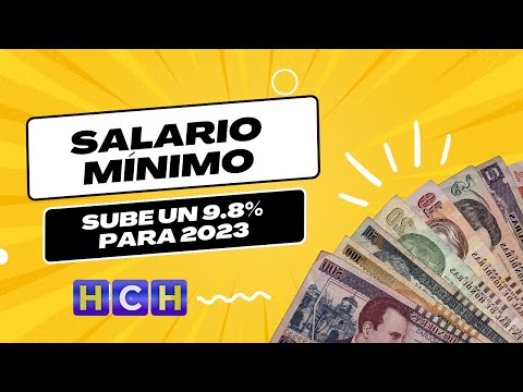 Salario mínimo en Honduras sube un 9.8% en 2023