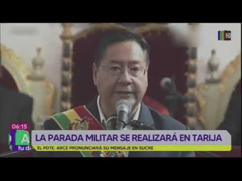 La Parada Militar se realizará en Tarija el 7 de agosto