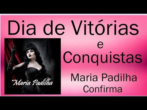 Dia de muitas Conquistas e Vitorias na vida em geral. Maria Padilha confirma. Tarot