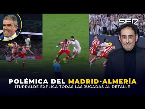 La POLÉMICA del Real Madrid - Almería, según Iturralde González: NO entiendo que entre el VAR