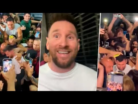 Messi enloquece Buenos Aires: fue a comer a una parrilla en Palermo y todo se descontroló