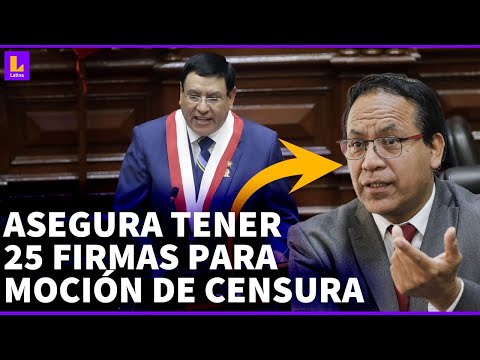 Congresistas preparan moción de censura contra Alejandro Soto