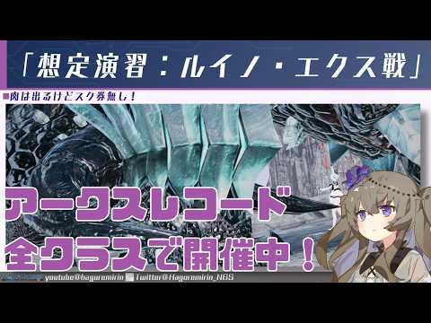 【PSO2NGS】できるクラスの分だけはやっておいた方がいい「想定演習：ルイノ・エクス戦」について【VOICEVOX】
