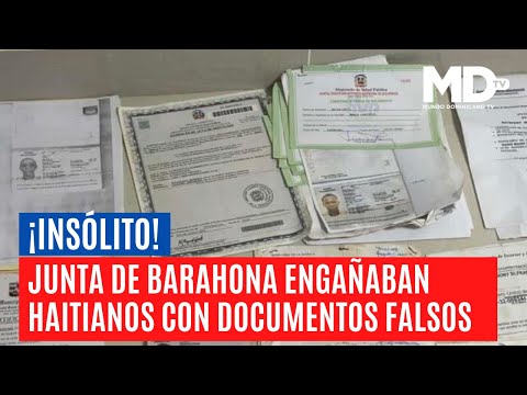 Miembros de la Junta de Barahona Engañaban Haitianos | Les Cobraban  100 mil por Documentos Falsos.