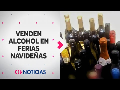 ALERTA POR VENTA DE ALCOHOL y posibles riesgos sanitarios en ferias navideñas a plena luz del día