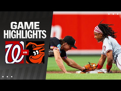 Nationals vs. Orioles Game Highlights (8/14/24) | MLB Highlights