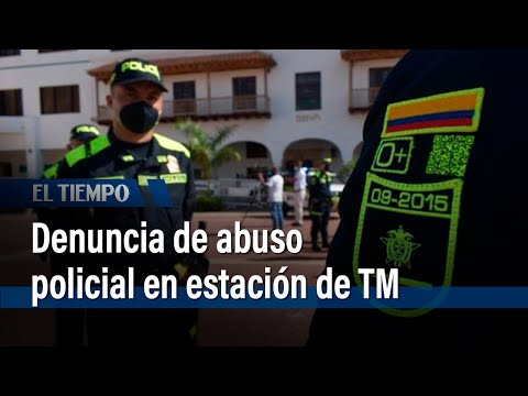 Denuncia de abuso policial en una estación de TransMilenio | El Tiempo