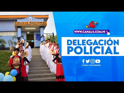 Inauguran delegación policial en comunidad El Tránsito de Nagarote, León