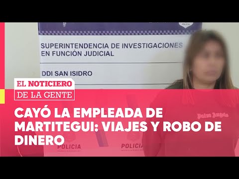 La EXEMPLEADA de GERMÁN MARTITEGUI fue DETENIDA por ROBO #ElNotidelaGente