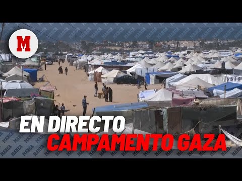 Conflicto en GAZA I Directo desde el campamento improvisado en Muwasi, Gaza