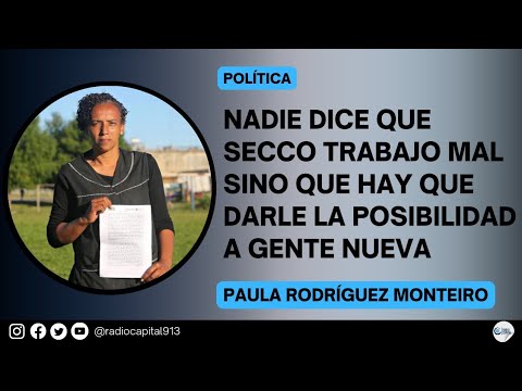 Paula Rodríguez Monteiro: Queremos que la comunidad siga creciendo con una política ciudadana