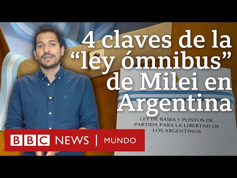 La polémica 'ley ómnibus' de Milei: claves y cambios en Argentina