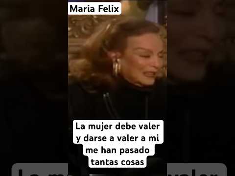 Maria Felix, la mujer debe valer ir hacia Valeria y más en este país de machos #viralvideo