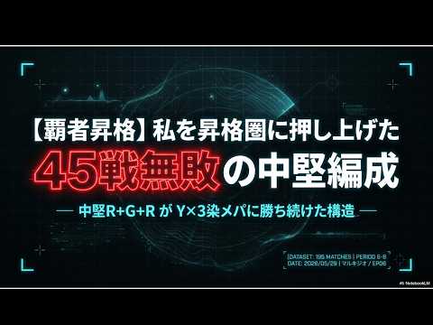 【オラドラ】【覇者昇格】中堅45戦無敗の正体