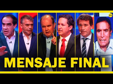Debate presidencial del JNE 2021: Mensajes finales de los candidatos de la tercera fecha