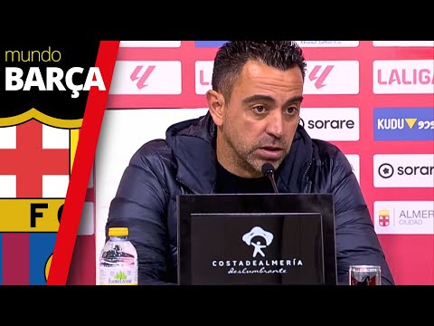 BARÇA: Rueda de prensa de Xavi tras Almería 0-2 FC Barcelona | Fermín López brilla | LaLiga