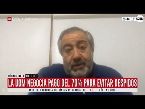 Gremios negocian recortes de salarios y suspensiones: Entrevista a Héctor Daer (CGT)