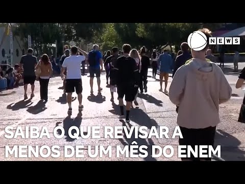 Enem 2024: saiba o que revisar a menos de um mês para a prova