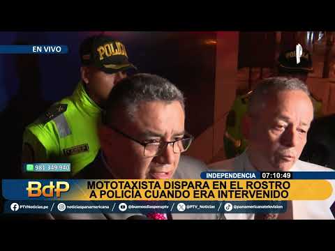 #BDP VIVO| POLICÍA RESULTA HERIDO TRAS RECIBIR UN IMPACTO DE BALA EN EL ROSTRO