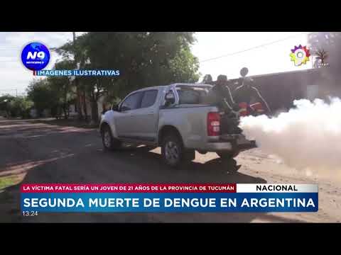 SEGUNDA MUERTE DE DENGUE EN ARGENTINA - NOTICIERO 9