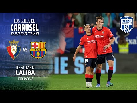 Osasuna se da un festín a costa del líder | Resumen de goles del OSASUNA 4 - 2 FC BARCELONA