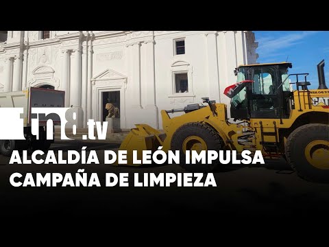 León impulsa campaña de limpieza y adquiere nuevas maquinarias - Nicaragua