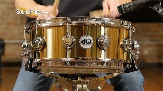 DW 5.5x14 Collectors Series Bell Brass Snare Drum