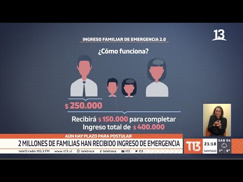 2 millones de familias han recibido Ingreso Familiar de Emergencia