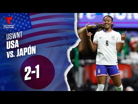 Estados Unidos vs. Japón 2-1 | Highlights & Goles | USWNT | Telemundo Deportes