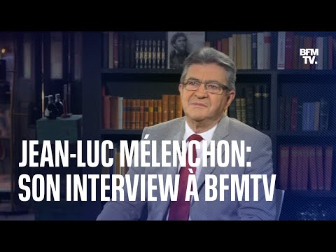 La première interview de Jean-Luc Mélenchon depuis le premier tour sur BFMTV en intégralité