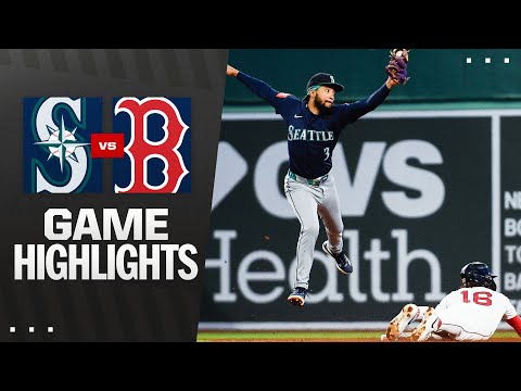 Mariners vs. Red Sox Game Highlights (4/23/25) | MLB Highlights