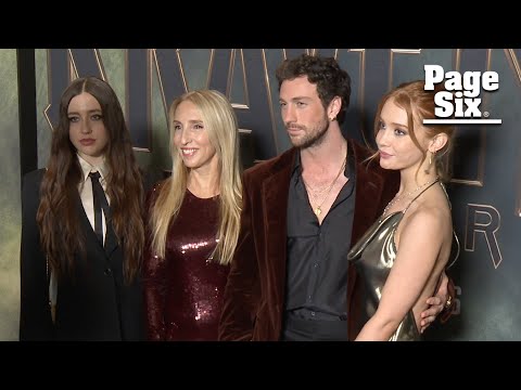 Aaron Taylor-Johnson, 34, and wife Sam, 57, make rare red carpet appearance with her adult daughters