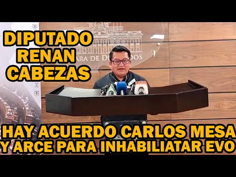 DIPUTADO RENAN CABEZAS RECHAZA PROPUESTA DE ELECCIONES PRIMARIAS ABIERTAS DE CARLOS MESA