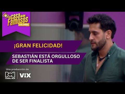 Sebastián está orgulloso de ser finalista en La casa de los famosos Colombia