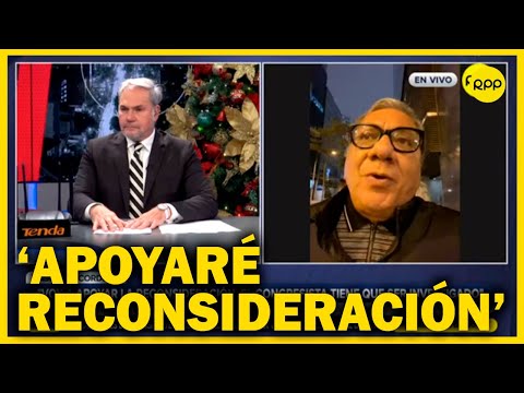 Carlos Anderson sobre caso Luis Cordero: “voy a apoyar la reconsideración de la votación”