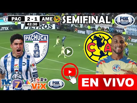 Pachuca vs. América en vivo, donde ver, a que hora juega Pachuca vs. America SEMIFINAL Concacaf 2024