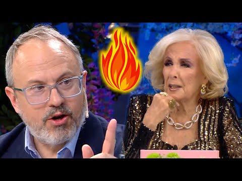 Diego Valenzuela la dejó pensando a Mirtha con una pregunta y ella rápidamente contraatacó