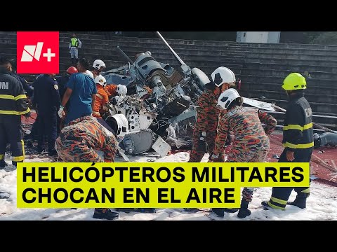 Helicópteros militares chocan en el aire durante entrenamiento - N+