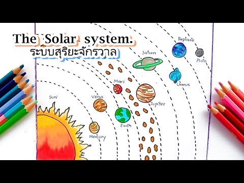 lovely Art Heartbeat HowtodrawThesolarsystem.solarsystemdrawing.วาดรูประบบสุริยะจ