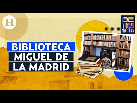 ¡Libros de Miguel de la Madrid abiertos al público! Así es la biblioteca del expresidente de México