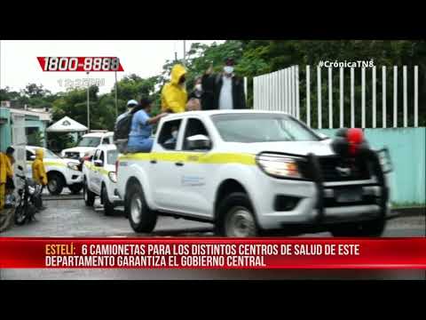 Gobierno de Nicaragua entrega vehículos al sector salud en Estelí