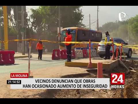 La Molina: vecinos denuncian demora en culminación de obra