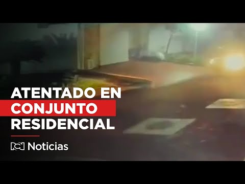 Atentado en conjunto residencial de Barranquilla quedó grabado en video